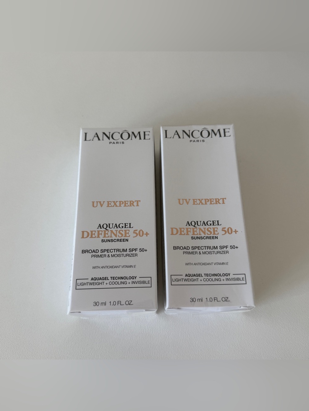 Lancôme UV Expert Aquagel Defense Primer & Moisturizer SPF 50 - set of 2